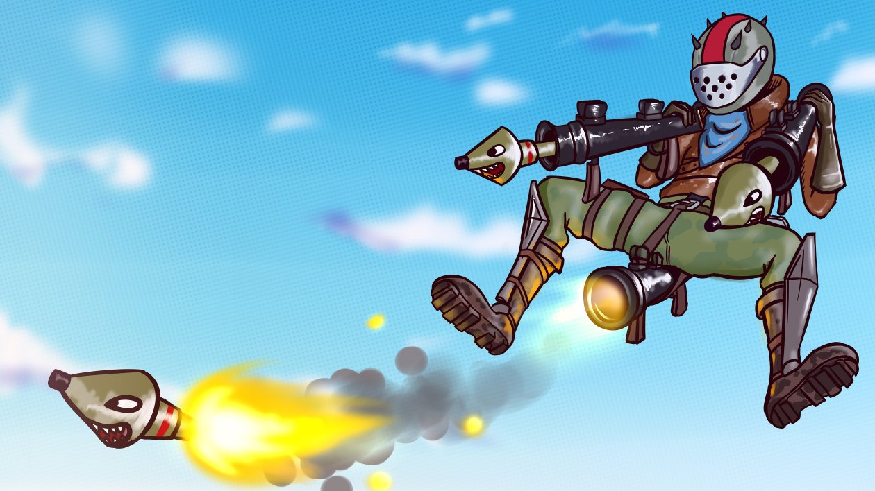 Fortnite Rust Lord Rocket Launcher Battle Royale