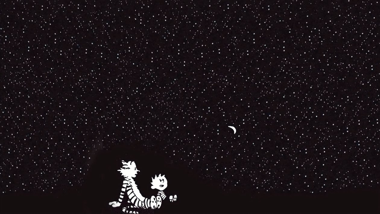 Fond d'écran Calvin And Hobbes 4k