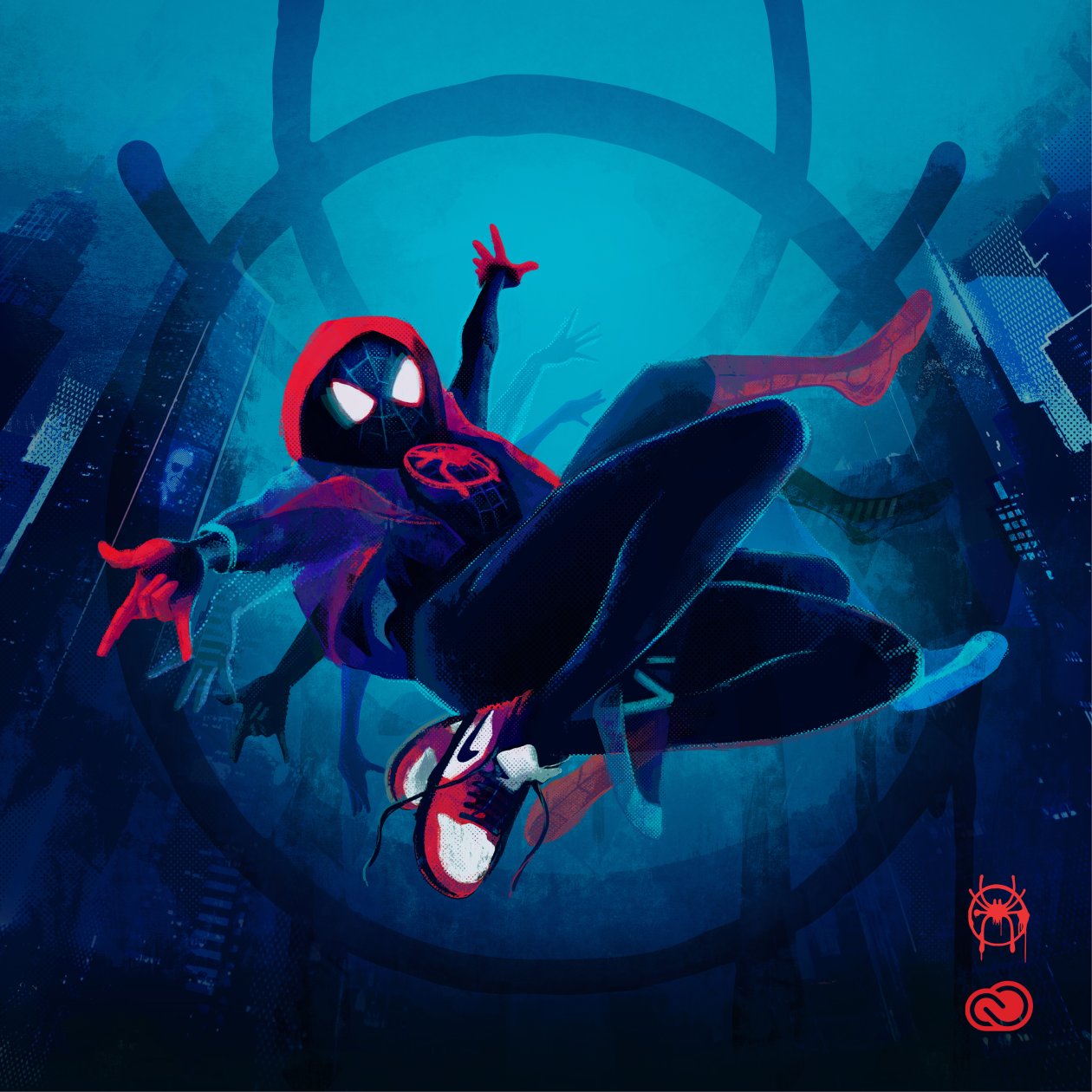 SpiderMan Into The Spider Verse New Artwork