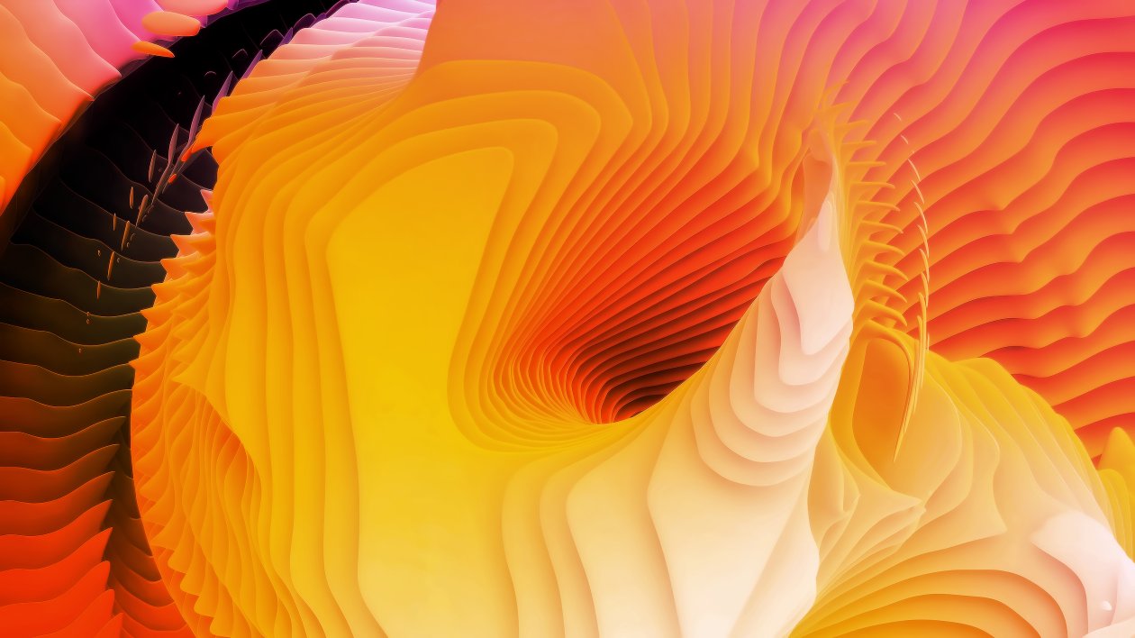 Abstract 3d Lines Minimalist 4k