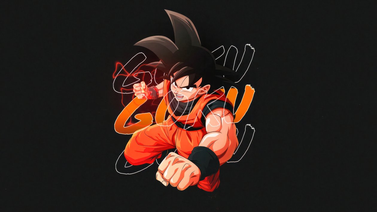 Son Goku Dragon Ball Super Minimal 4k