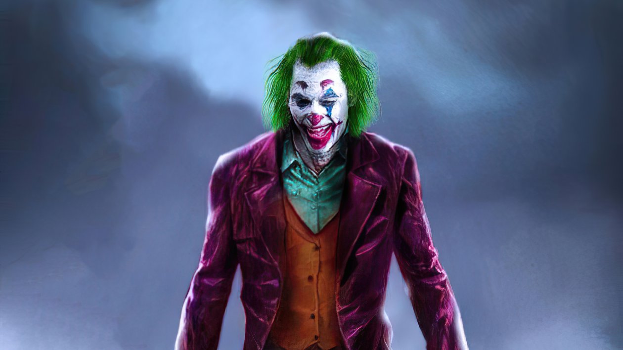 Joker Walk With Smile