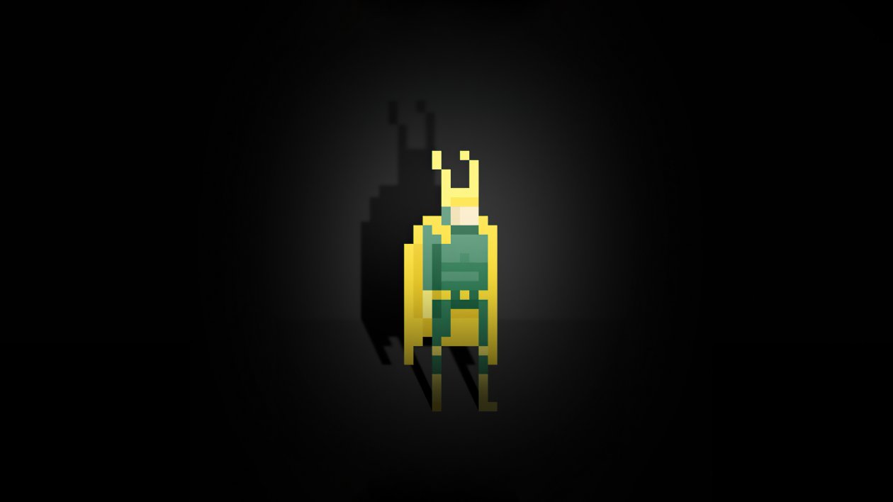 Loki Pixel Art 5k