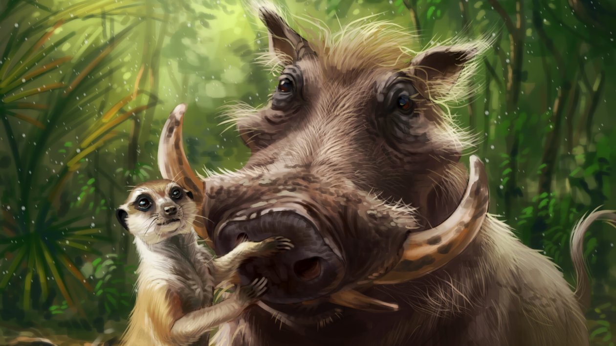 Timon And Pumbaa 4k