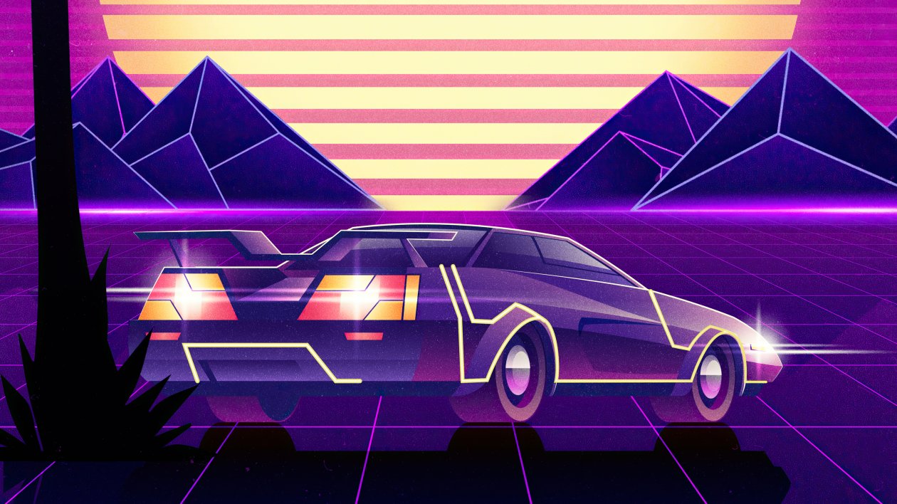 Retro Car Wave