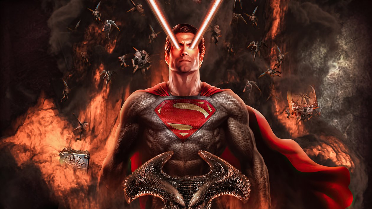 Superman Laser Eye 4k