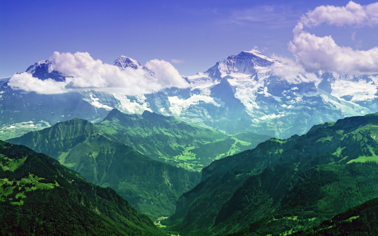 The Mighty Jungfrau Bernese Alps Switzerland 5k