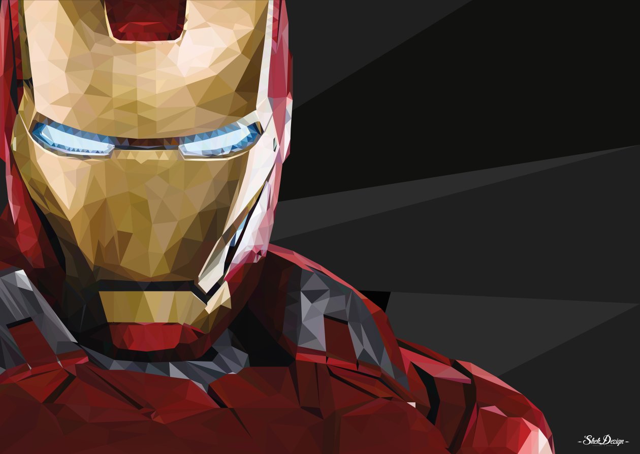 Iron Man Low Poly