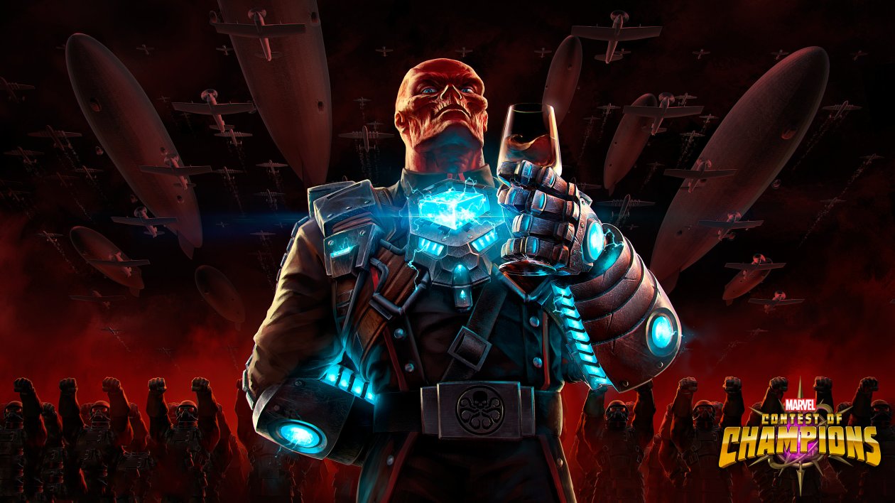 Red Skull Contest Of Champions 4k