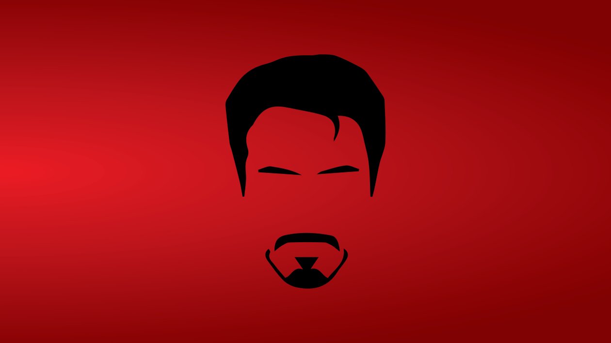 Tony Stark Minimalist 8k