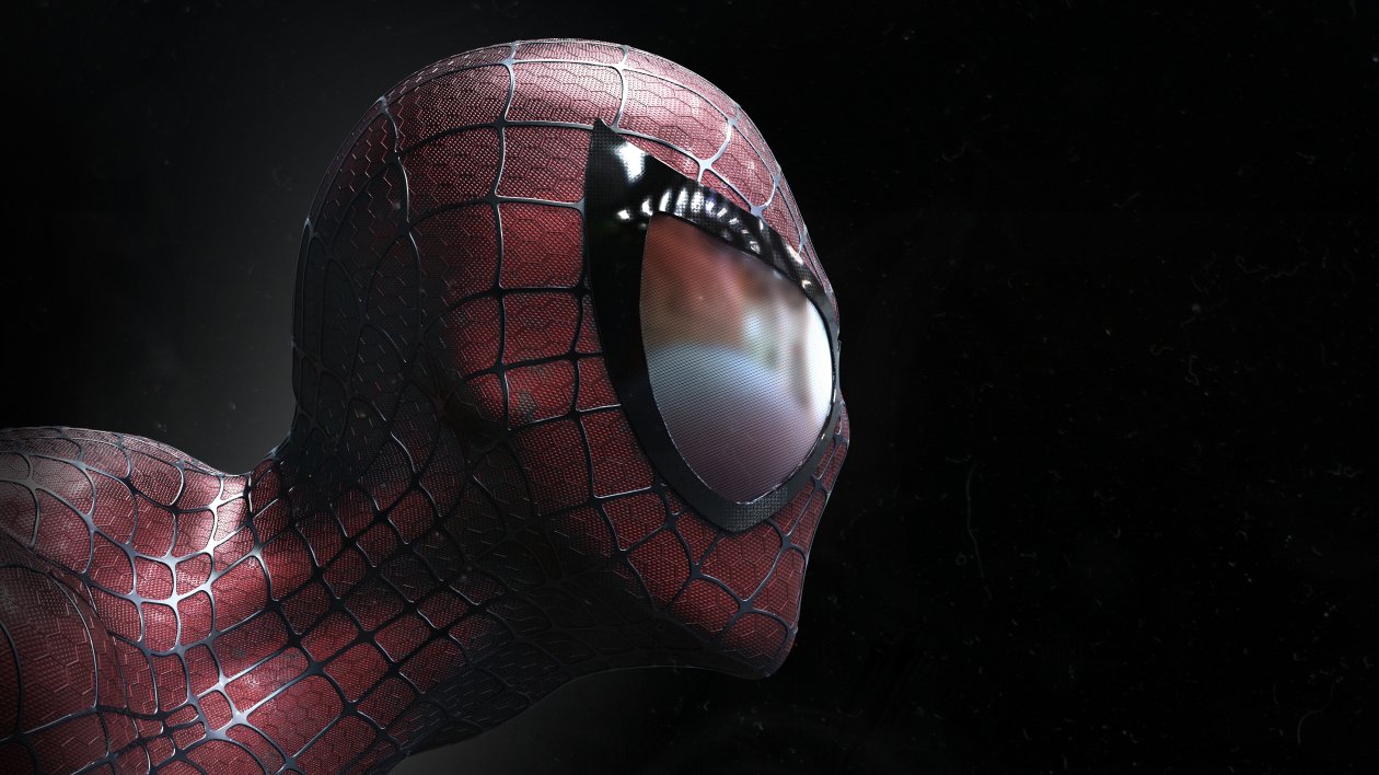 Spiderman Closeup Artwork
