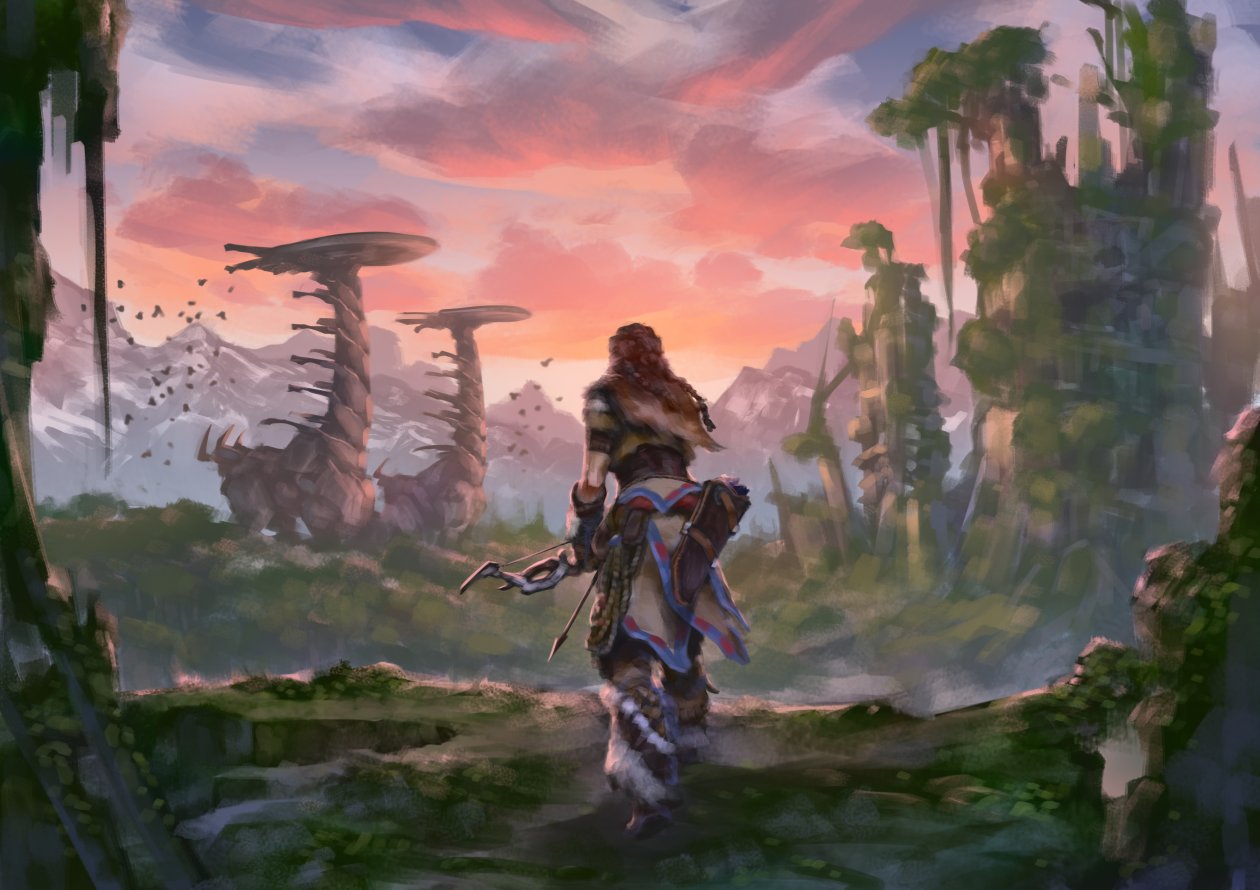 Aloy Horizon Zero Dawn Artwork 4k