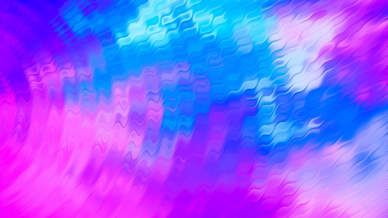 Pink Blue Shapes Abstract 4k