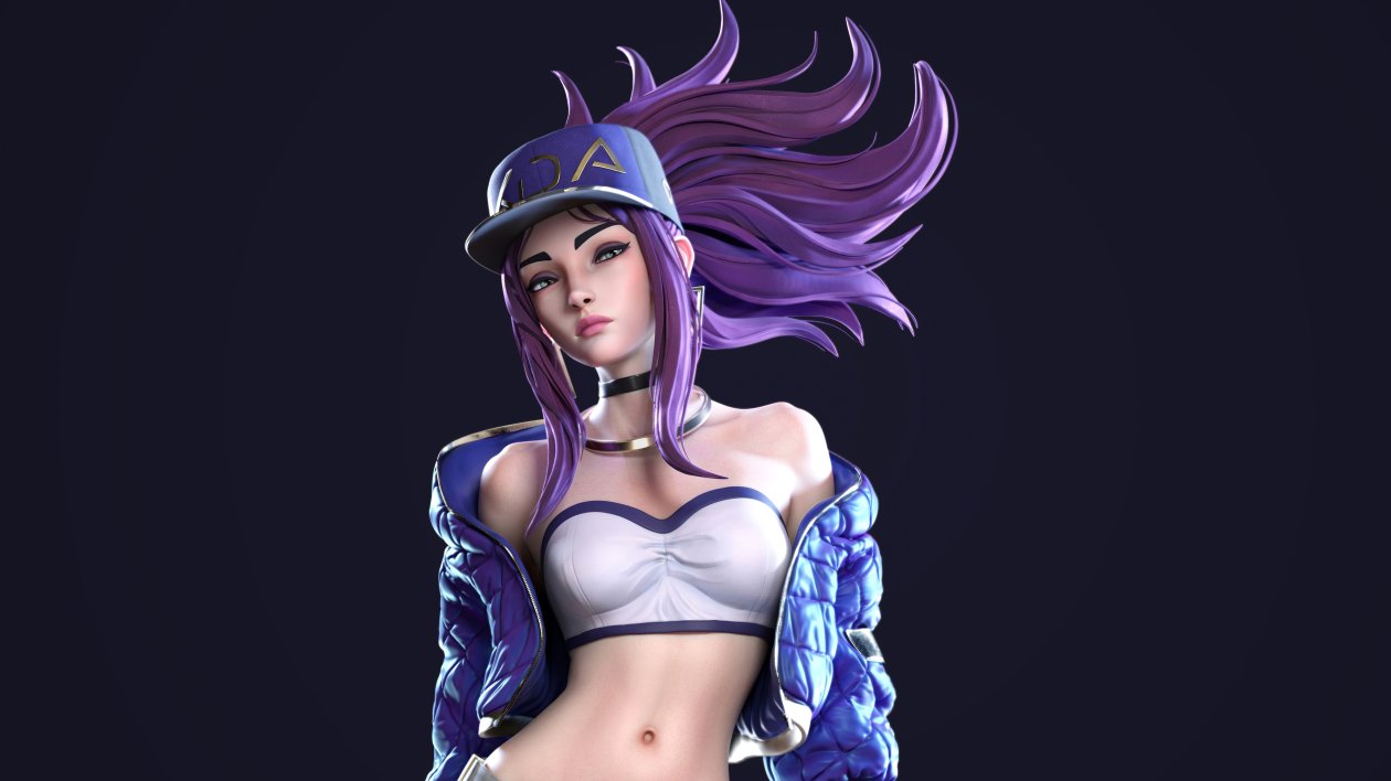 Akali Fan Art 5k