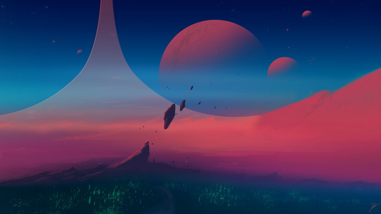 Digital Art Planet World