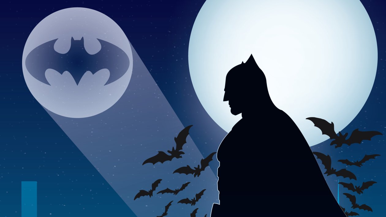 Batman Night Bat Logo