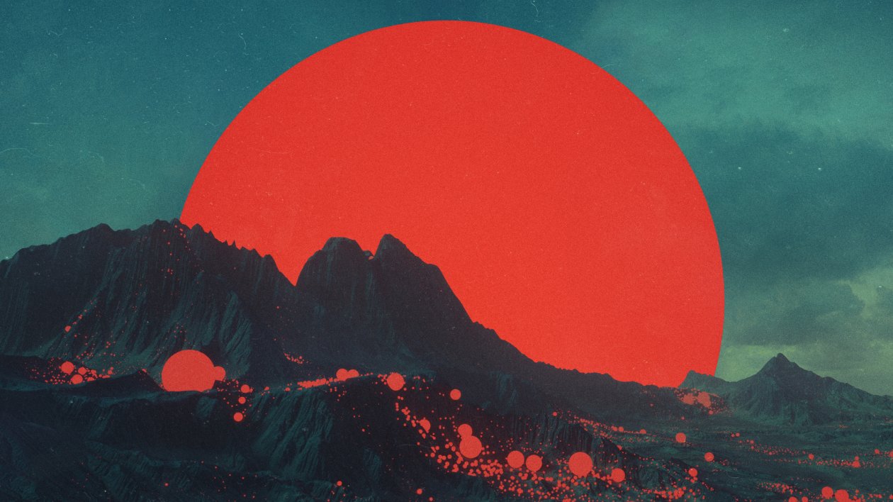 Red Planet Digital Art Fantasy