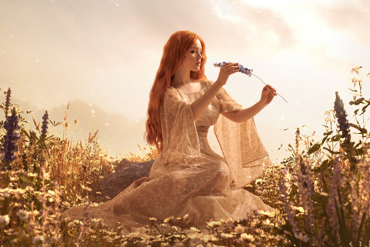 Beautiful Girl Redhead Cosplay 8k