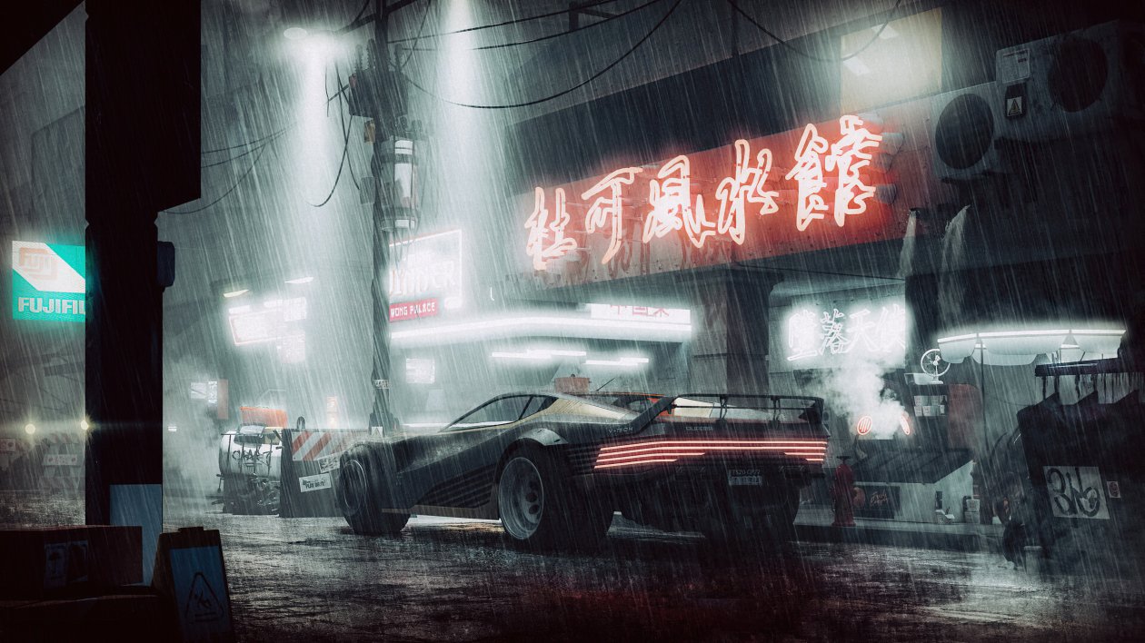 Cyberpunk 2077 Car 4k Art
