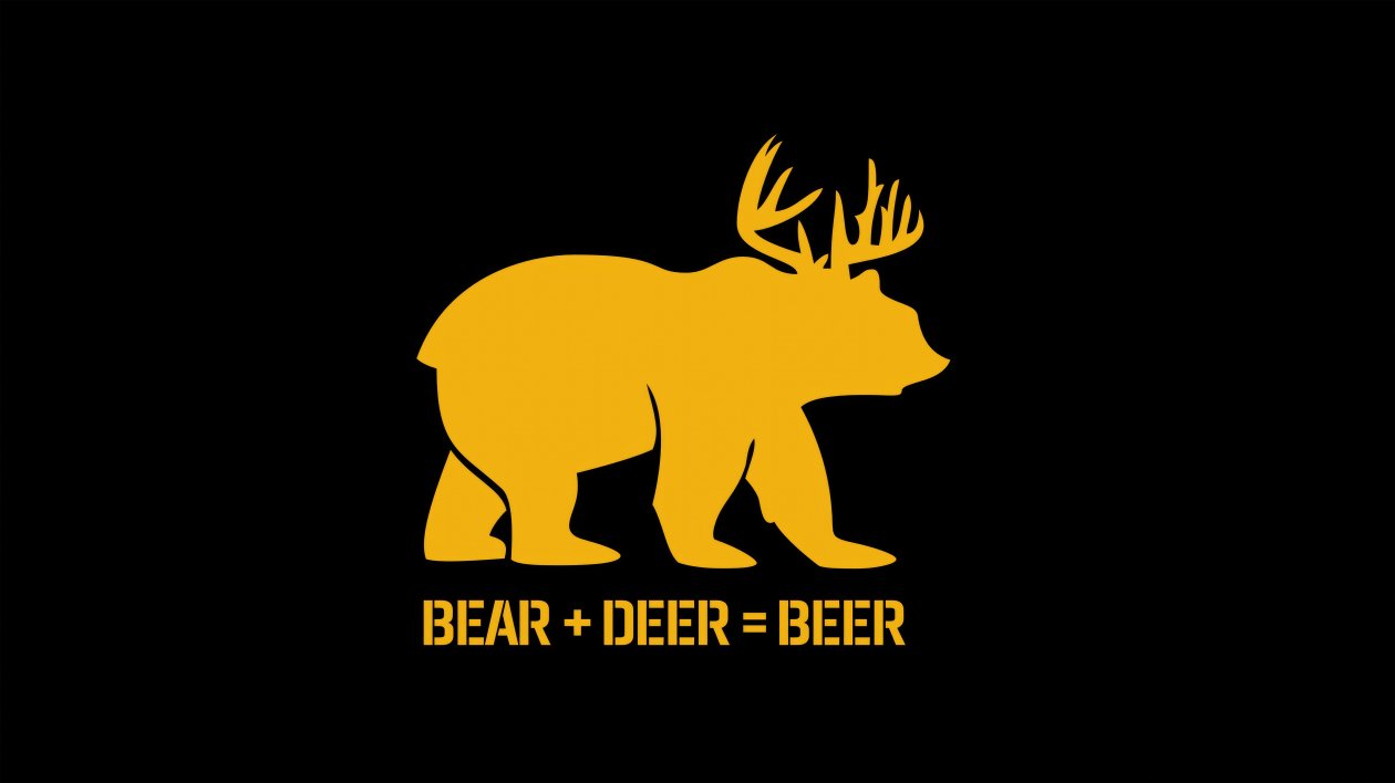 Bear And Deer