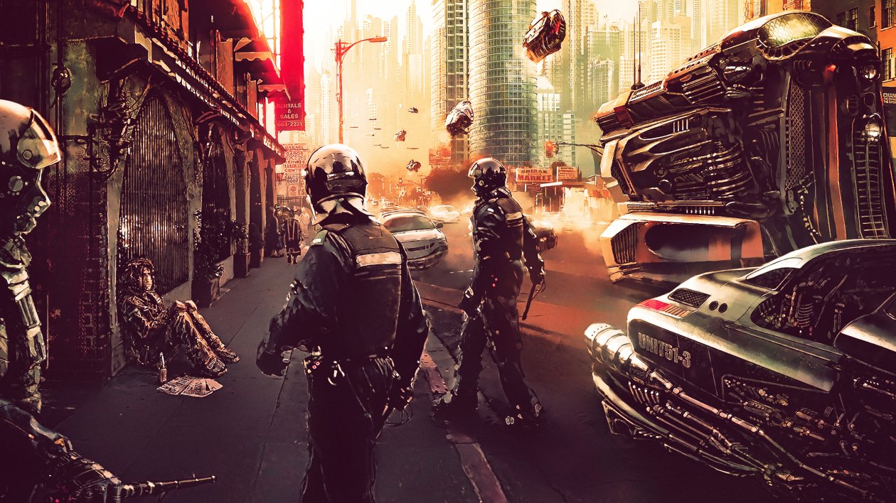 Cyberpunk Police 4k