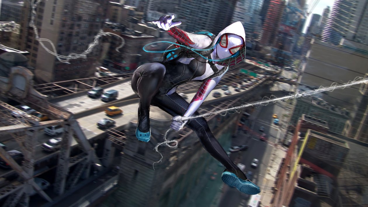 Spidergwen Digital Art