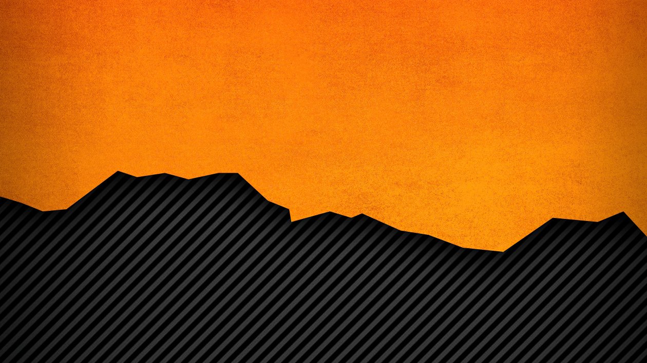 Orange Lines Abstract Pattern 4k