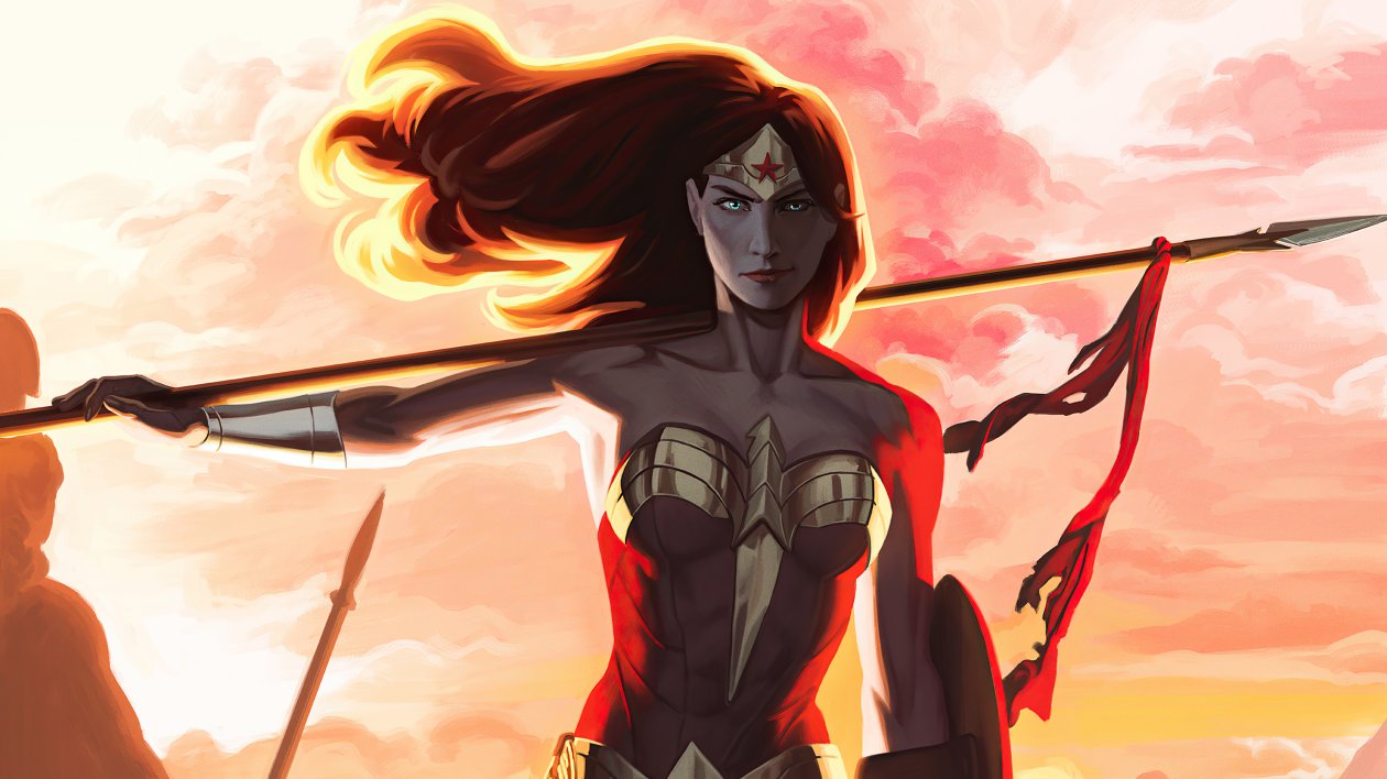 Wonder Woman With Bow 4k