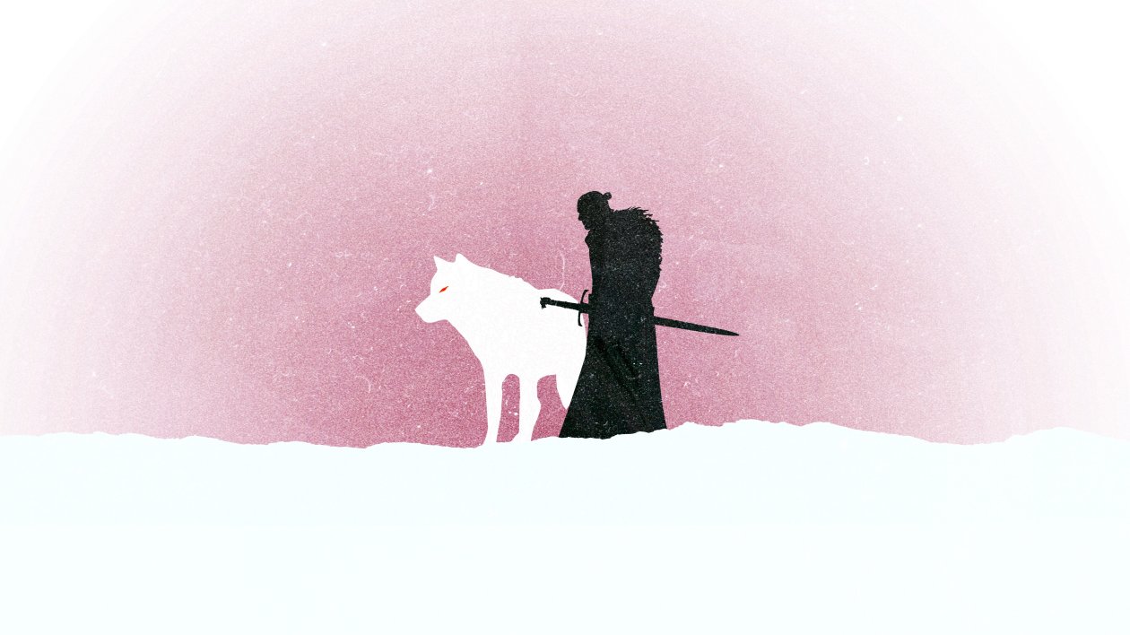Jon Snow Game Of Thrones Minimalism