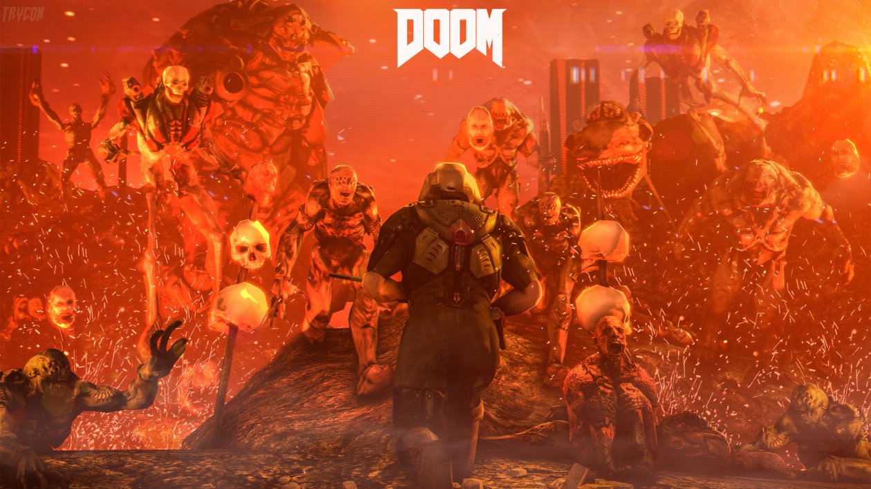 Doom 4 Digital Art