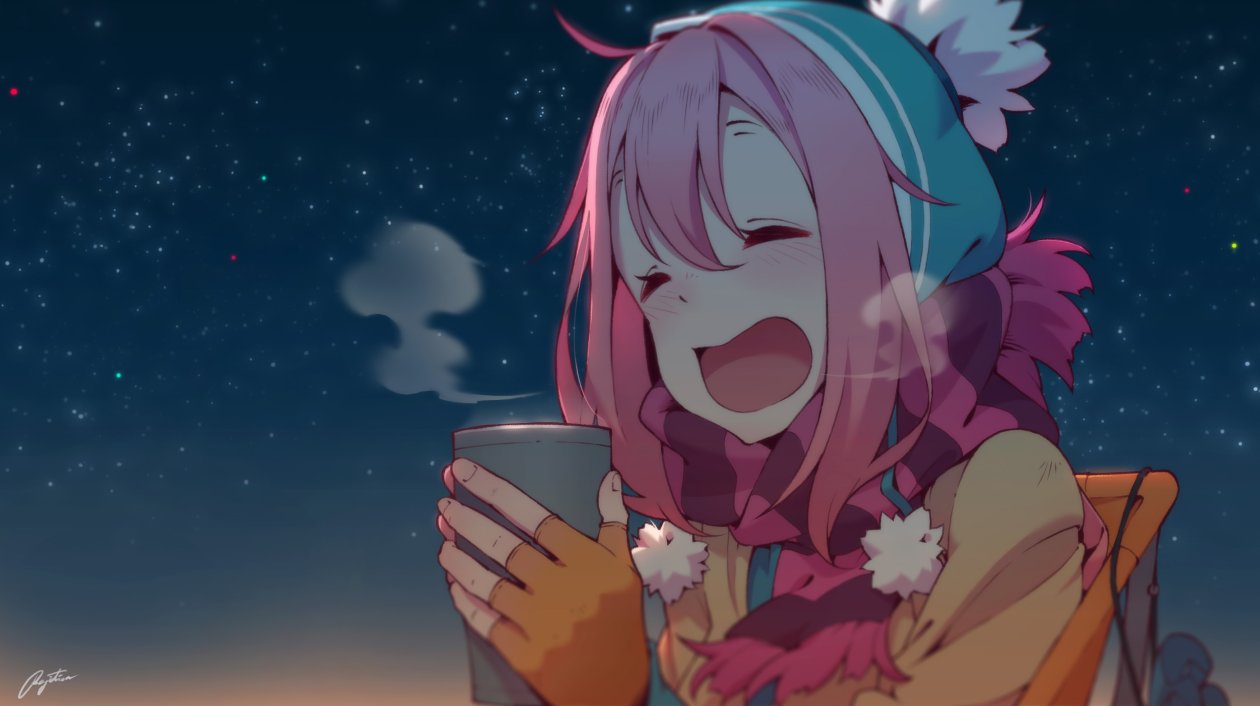 Fond d'écran Nadeshiko Kagamihara 4k