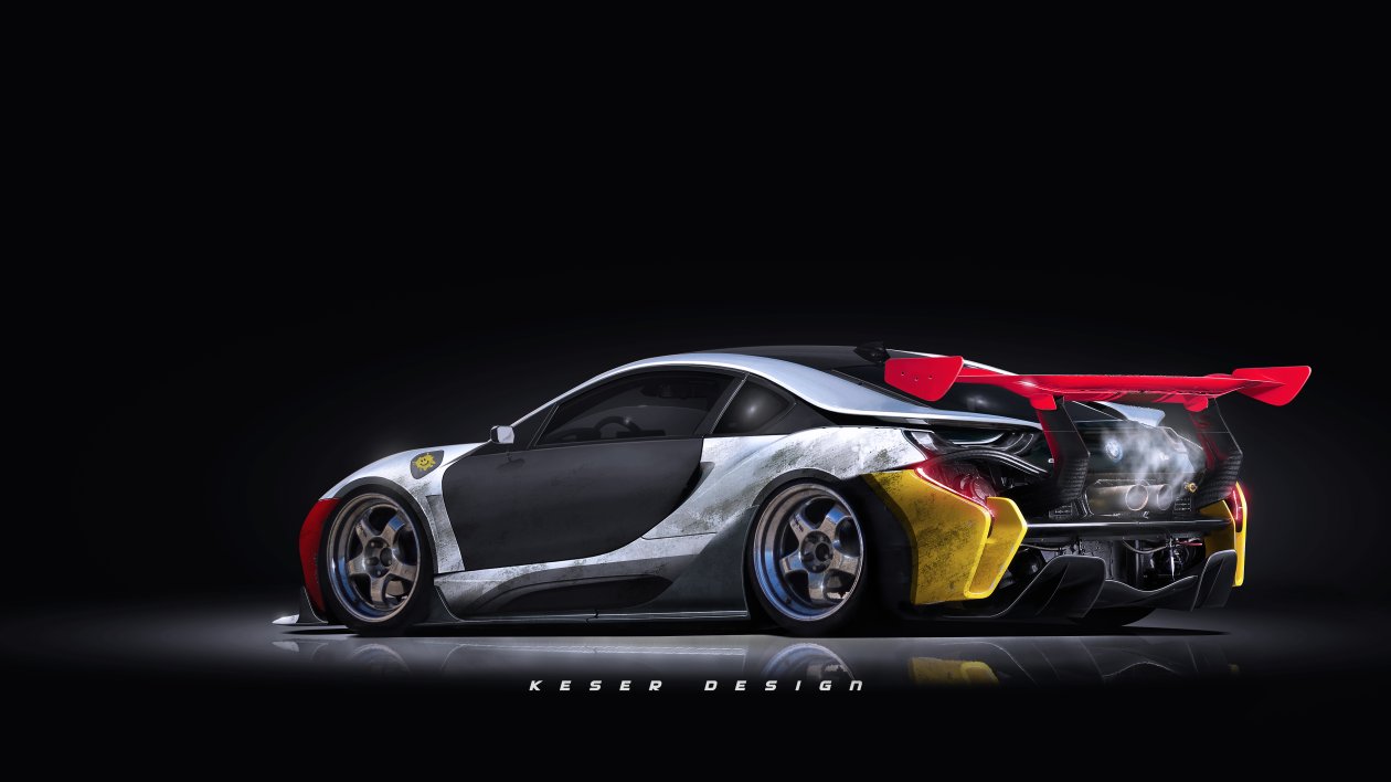 Bmw I8 Digital Art Tuned