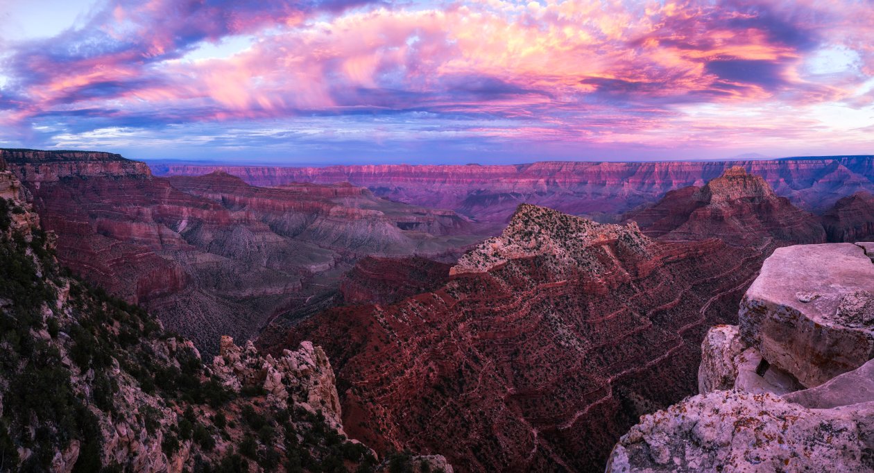 Grand Canyon Sunset Pano