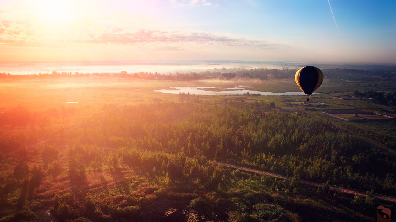 Morning Flight Hot Air Balloon