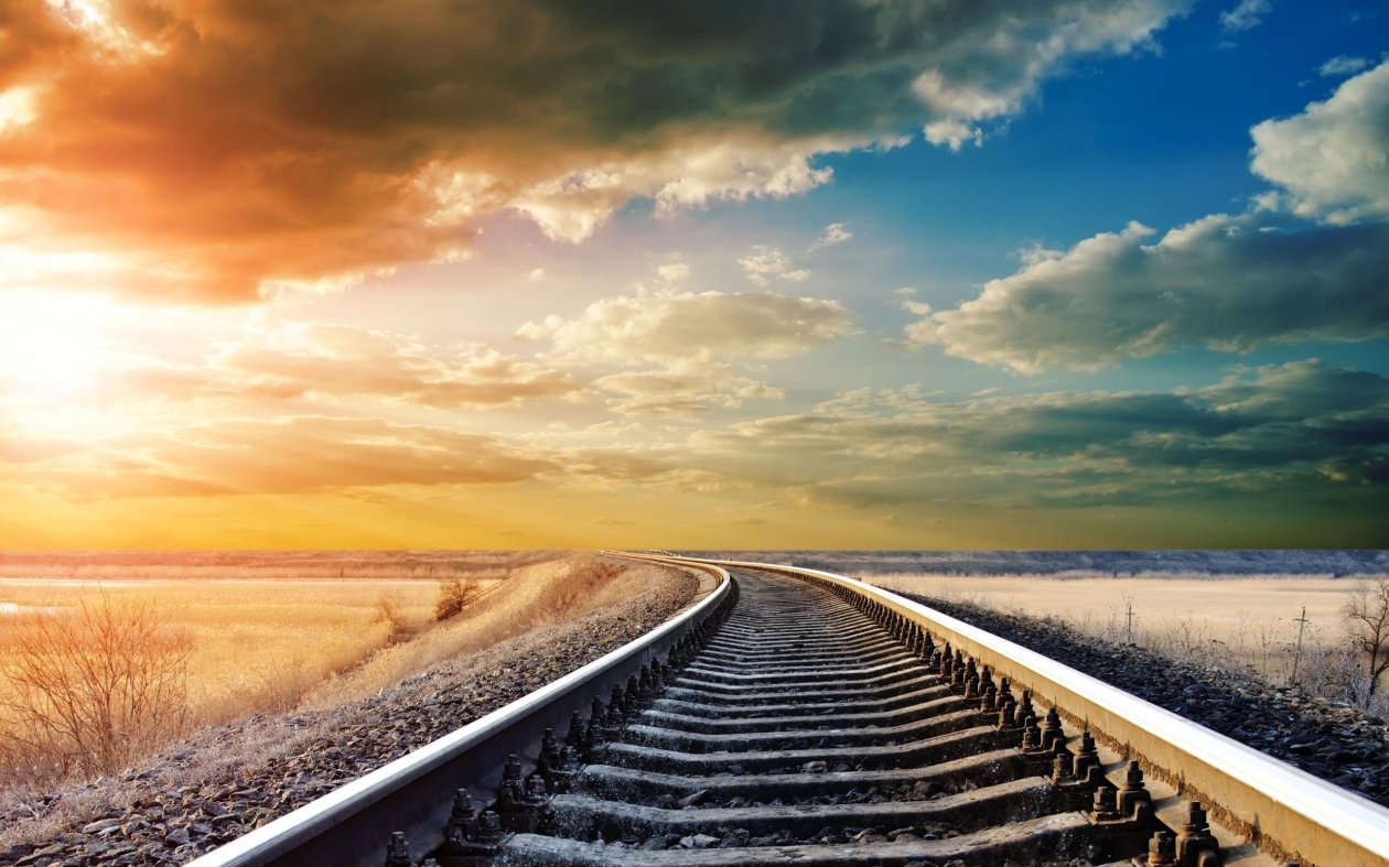 Railway Track 4k