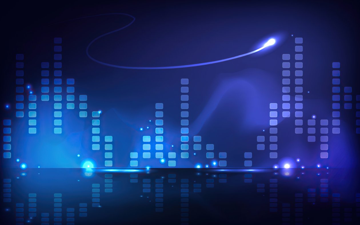 Blue Digital Abstract Art 4k