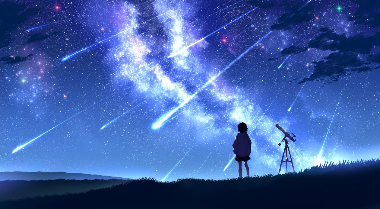 Anime Girl Meteor Streak 10k