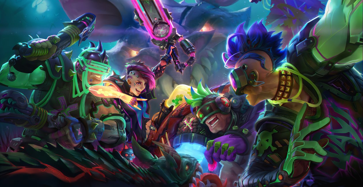 Cyberpunk Colorful Heroes