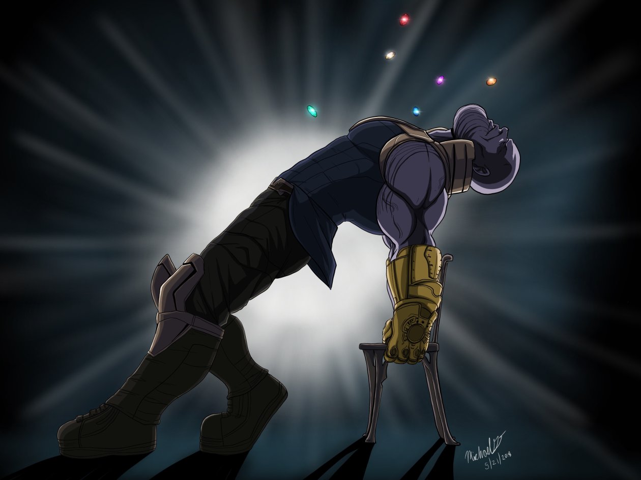 Thanos Funny Artwork