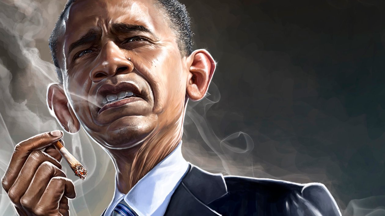 Barack Obama Smoking 5k
