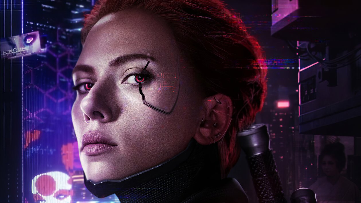CYBERPUNK 2077 X AVENGERS BLACK WIDOW