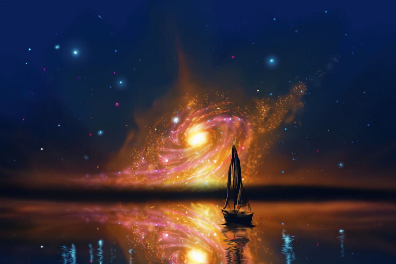 Astronomy Exo Planet Boat Scenery 5k
