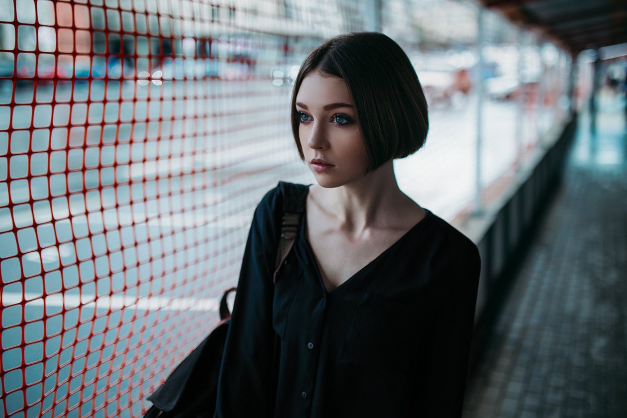 Short Hair Cut Cute Girl