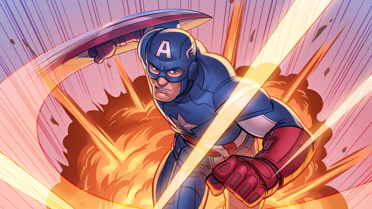 4kcaptain America Art