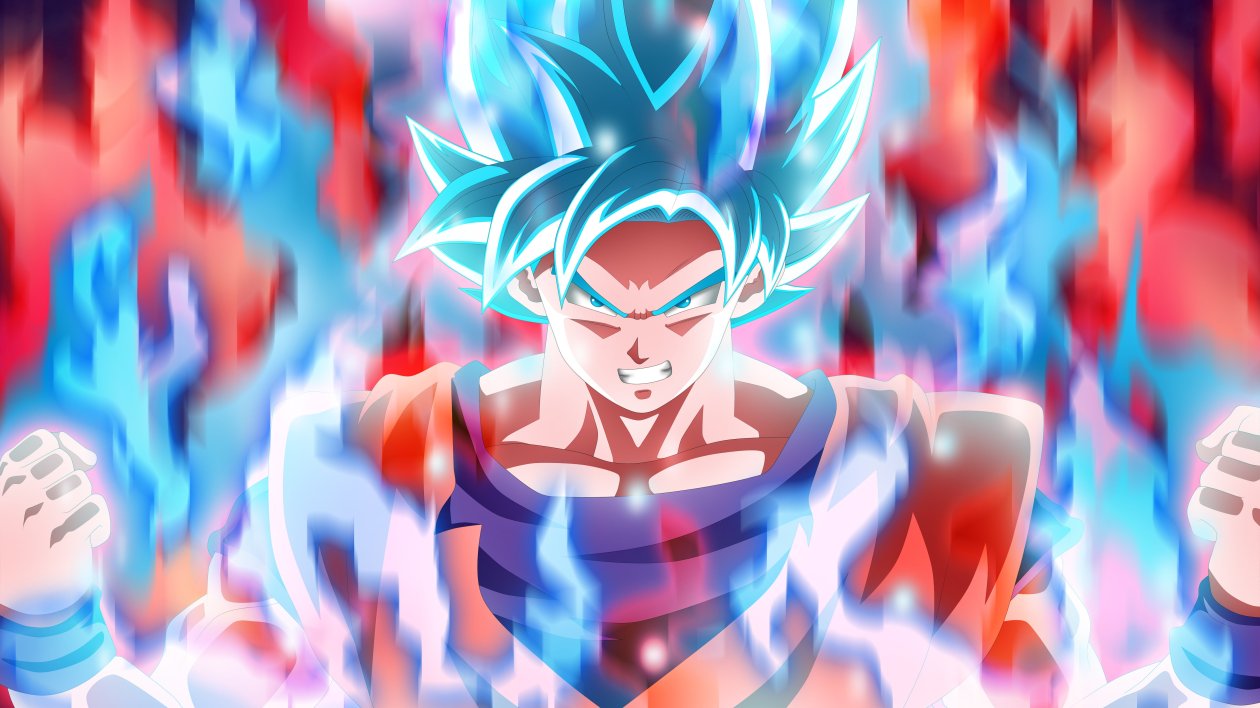 Son Goku Super Saiyajin Blue 5k