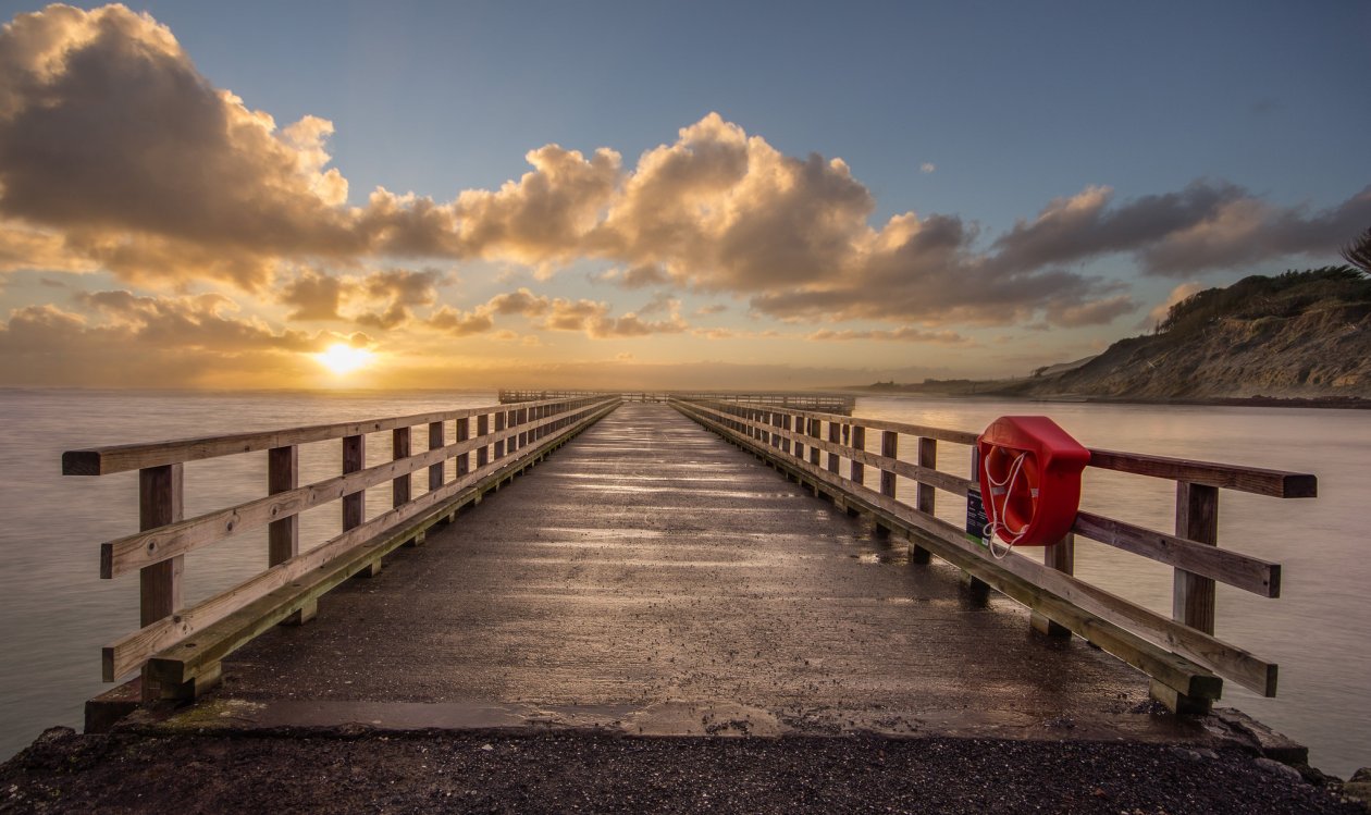 Sunrise At Dock