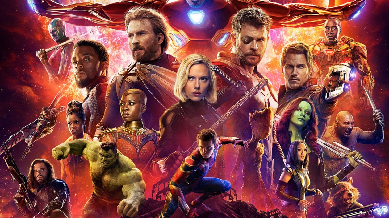 Avengers Infinity War 2018 Poster 4k