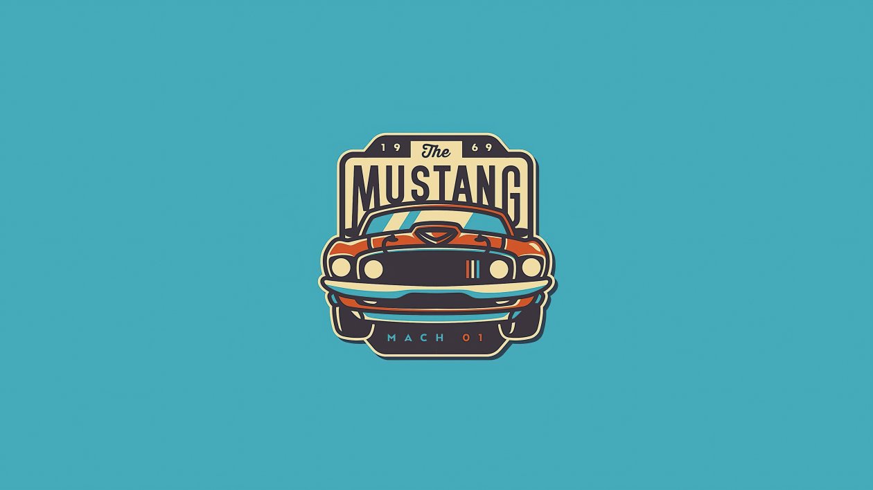 Ford Mustang Minimal 4k