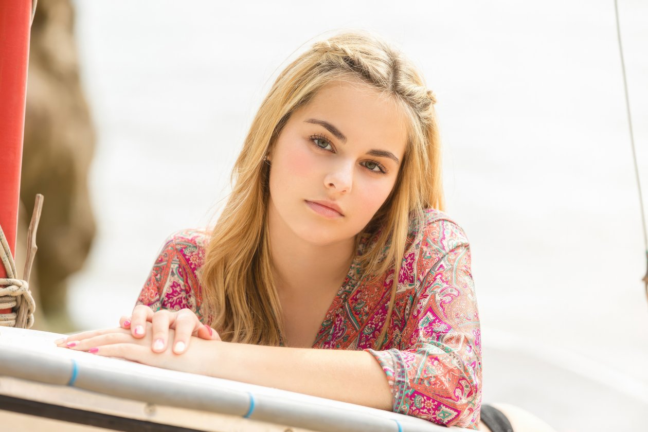 Adorable Girl Making Eye Contact