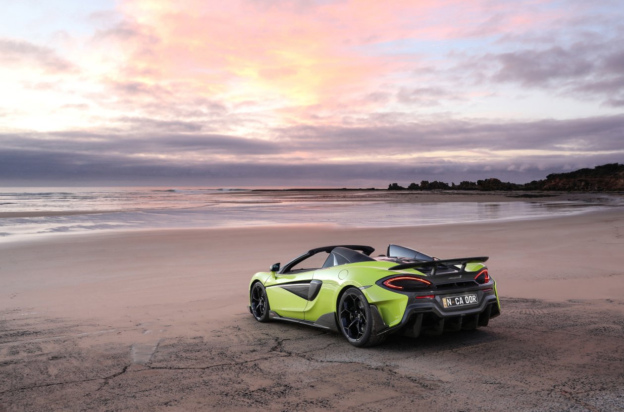 Mclaren 600LT Spider Rear View